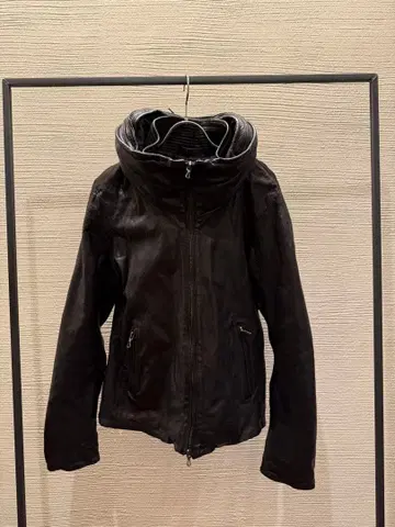 00s goa bono gimmick leather jacket y2k