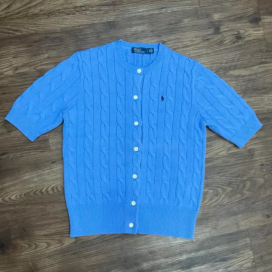 Polo Ralph Lauren Women's Cable Knit Cardigan Sora Color