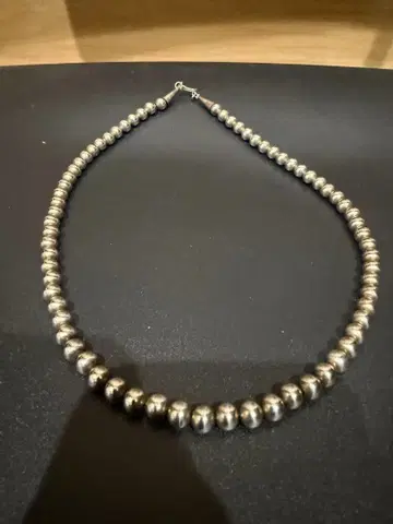 Sterling Silver 비즈 목걸이 50cm