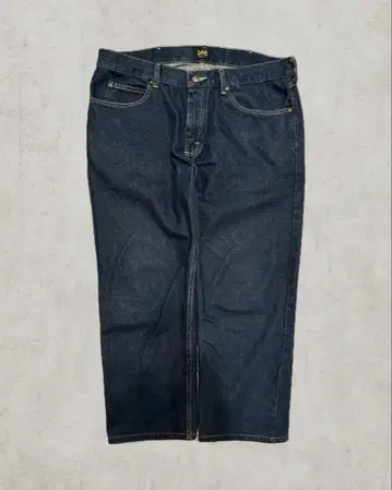 리 다크 블루 스트레이트 데님 팬츠