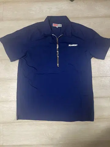 XLARGE 네이비 반팔 셔츠 L