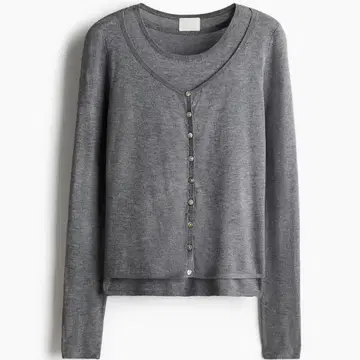 H&M 레이어드룩 가디건