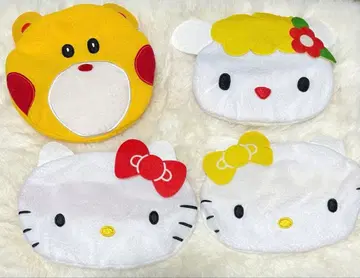 헬로키티 다정해! 복슬복슬 페이스 파우치