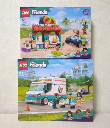새상품 레고 프렌즈 LEGO 42613 구급차 42625 스무디 스탠드