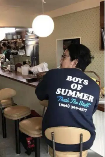 Boys of Summer 2 후드티 L 노무라 훈이치 챔피온 블랙