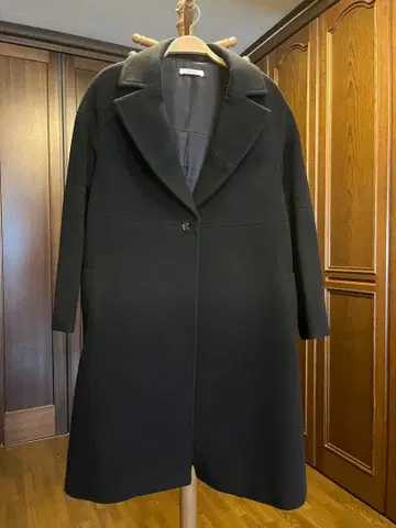 [ DVF ] 블랙 롱 코트