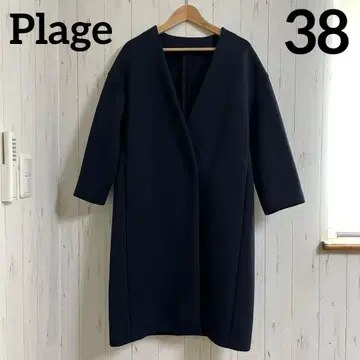 플라주 스펀지 리버 코트 네이비 38
