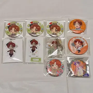 헤타리아 이탈리아 캔뱃지, 아크링 키링 등 모음