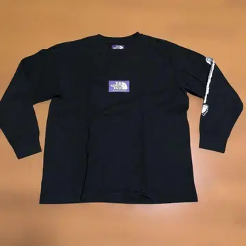 THE NORTH FACE PURPLE LABEL 블랙 롱 티셔츠 M
