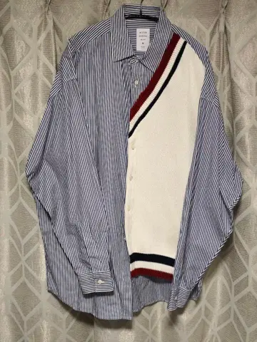 MISTERGENTLEMAN KNIT VEST MIX SHIRT