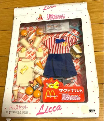 [레어] 리카짱 맥도날드 드레스 세트