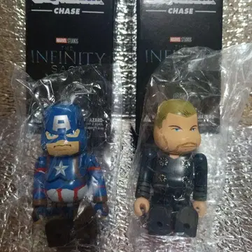 베어브릭 2체 세트 marvel 피규어