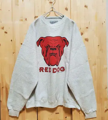 무료배송 USED 90s 빈티지 레드독 프린트 맨투맨