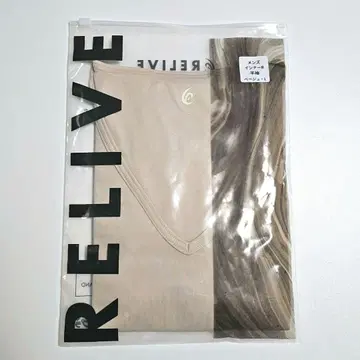 리라이브 RELIVE 이너R 베이지 반팔 L