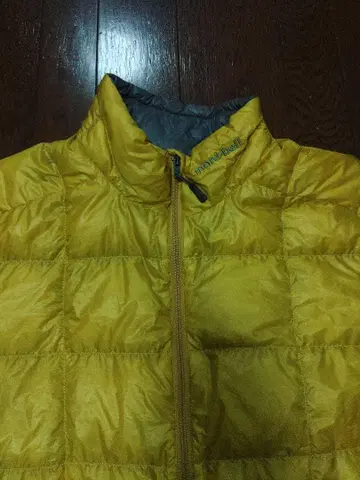 mont-bell U.L. 다운 자켓 L 800FP 옐로우 컬러