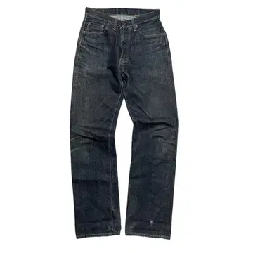 DENIME 오리존티기 블랙 데님 빨간색 귀 Y.H 각인 구 드님