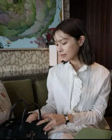 laubeblanc Geometric Lace Blouse