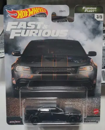 Hot Wheels 와일드 스피드 1/64 다지 차저 SRT