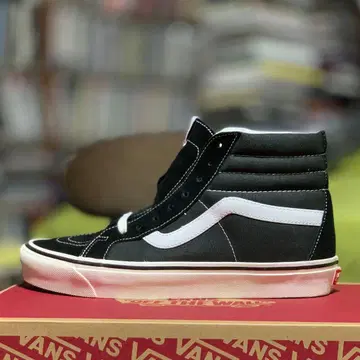귀중 아나하임 컬렉션 VANS Sk8-Hi 블랙
