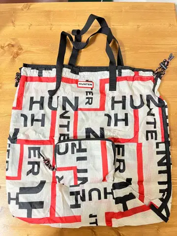 HUNTER/로고 접이식 에코백