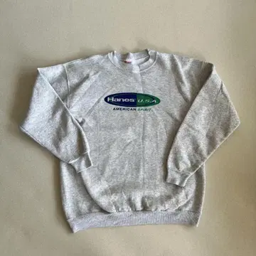 Hanes made in USA 빈티지 맨투맨 L 그레이