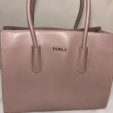미사용품 FURLA 핑크 핸드백