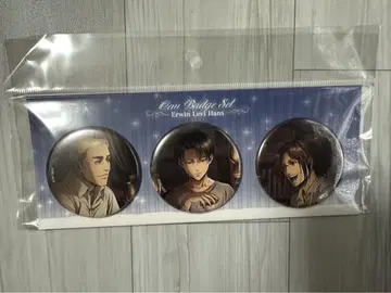 진격의 거인 캔뱃지 캔뱃지 세트 리바이 엘빈 한지 movic
