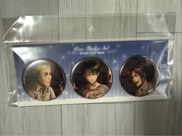 진격의 거인 캔뱃지 캔뱃지 세트 리바이 엘빈 한지 movic