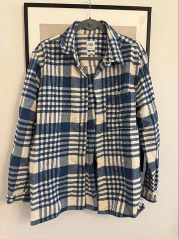 ZARA 플란넬 셔츠 XL