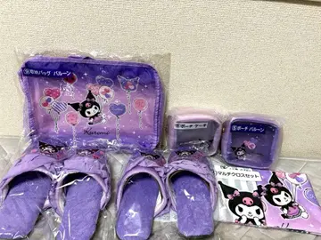 산리오 쿠로미 뽑기 멀티 크로스 슬리퍼 파우치