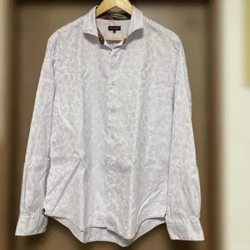 Paul Smith COLLECTION 긴팔 셔츠 XL 자카드 극연보라