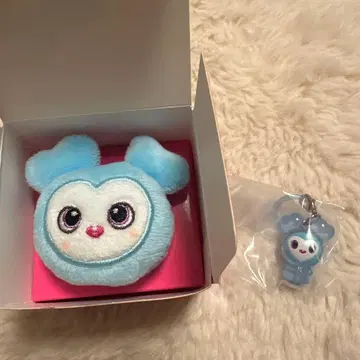 나연 TWICE 스카이블루 봉제 인형 마스코트 세트