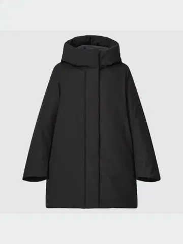 UNIQLO 유니클로 하이브리드 다운 숏코트 블랙 S 사이즈