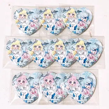 비밀의 아이프리 히마리 미츠키 하츠네 미쿠 유키 미쿠 캔뱃지