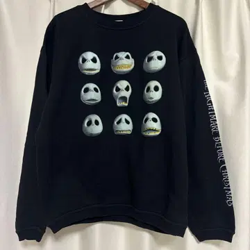 나이트메어 비포어 크리스마스 구제 의류 맨투맨 트레이닝복 사이즈 L 정도