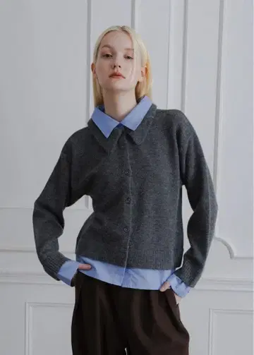 YOURMLE SHIRT DOCKING CARDIGAN