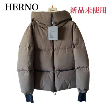 [ 미사용 새상품 ] HERNO 다운 자켓 카키 인기 상품