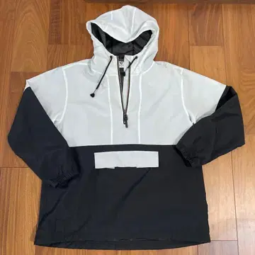 화이트/블랙 후디 3L 사이즈