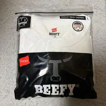 Hanes BEEFY 헨리넥 써멀 L