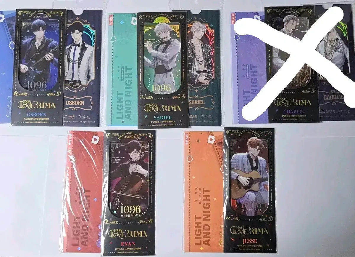 [Authentic] Love of Light and Night, Light Night Concert, Pop Mart Wanda Film Ticket