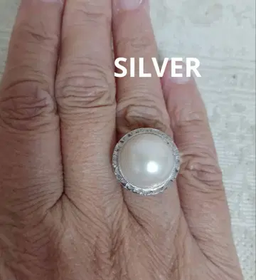 펄 SILVER 반지