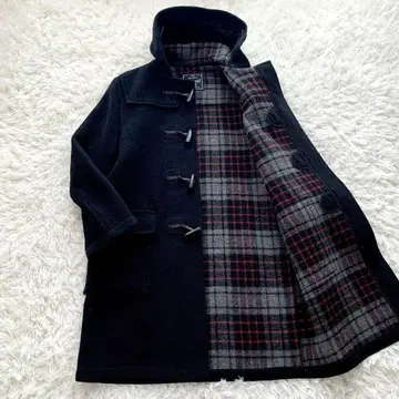 [ 새상품급 ] Gloverall 더플 코트 롱 영국제 체크 안감 L