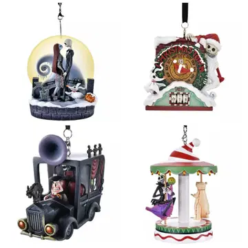 디즈니 스토어 크리스마스 오너먼트 나이트메어 비포 크리스마스 4점