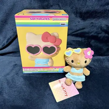 익명 배송 선탠 키티 큰 SOFVIMATES xoxo 갸루 마스코트