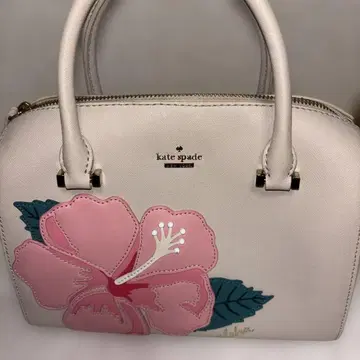 kate spade 하이비스커스 패턴 핸드백