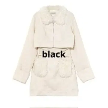 [ 가격 인하 ] Bubbles 원피스 셋업 블랙 푸들