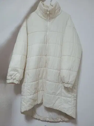 아이보리 아우터 [ MUJI WALKER ] 방풍 발수 솜 코트 여성용