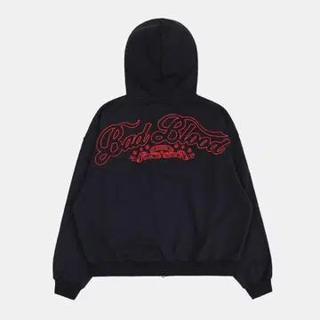 badblood 집업 후드티 블랙