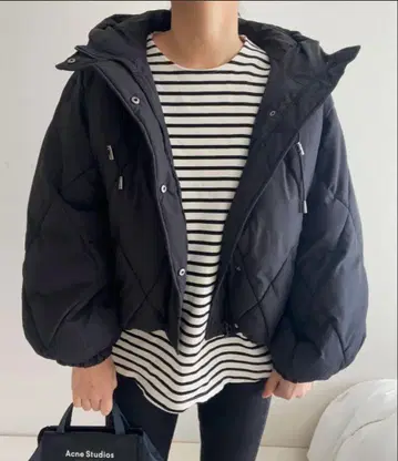 여성용 다운 자켓 숏 겨울 의류 가을 옷