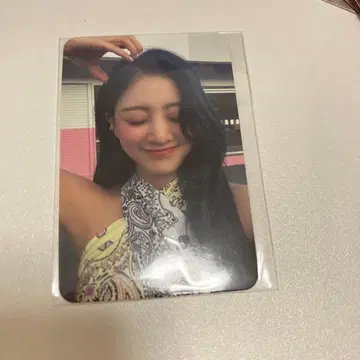 twice 지효 ZONE 트레이딩 카드 매장 특전